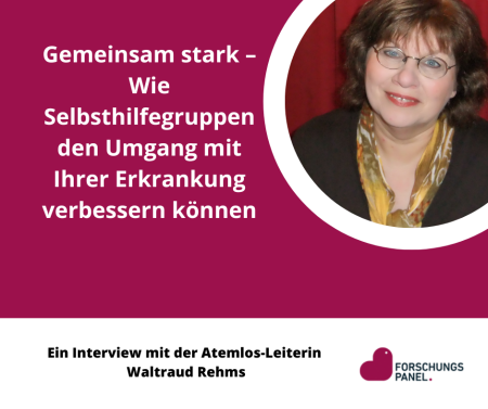 Waltraus Rehms mit dem Titel des Beitrags